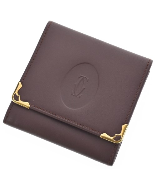 Cartier カルティエ 財布・コインケース レディース - エンジ 【中古】【古着】