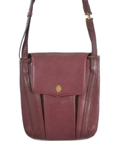 Cartier カルティエショルダーバッグ レディース - エンジ【中古】【古着】