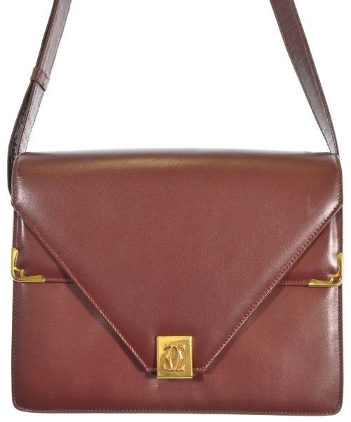 Cartier カルティエショルダーバッグ レディース - エンジ【中古】【古着】