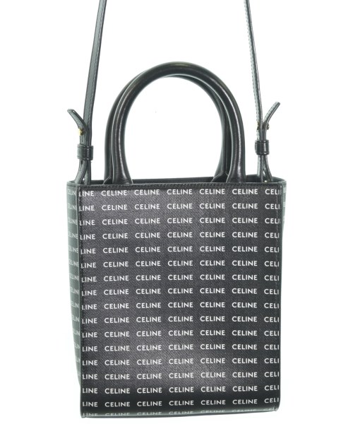 CELINE セリーヌ ショルダーバッグ レディース - 黒x白(総柄) 【中古】【古着】 82,005円