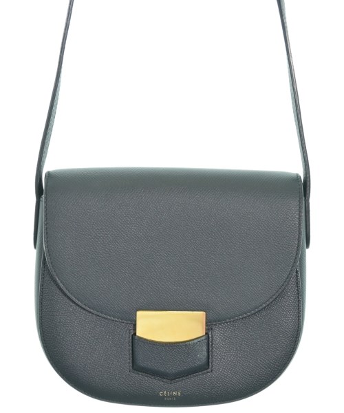 CELINE セリーヌ ショルダーバッグ レディース - 紺 【中古】【古着】