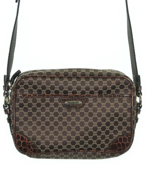 CELINE セリーヌショルダーバッグ レディース - 茶系(総柄)【中古】【古着】