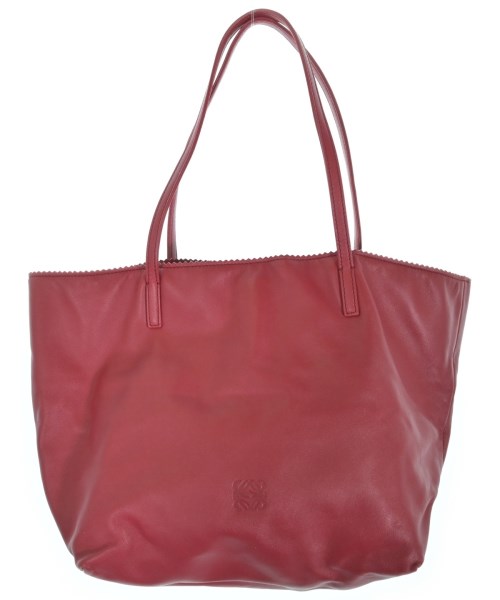 LOEWE ロエベ トートバッグ レディース - 赤 【中古】【古着】