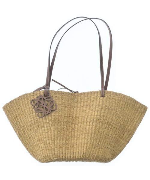 LOEWE ロエベ かごバッグ レディース - ベージュ 【中古】【古着】