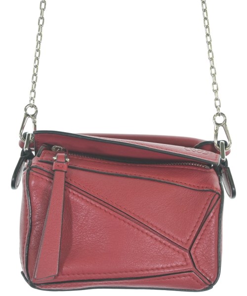 LOEWE ロエベ ハンドバッグ レディース - 赤 【中古】【古着】