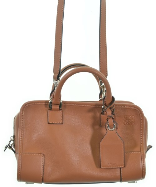 LOEWE ロエベハンドバッグ レディース - 茶【中古】【古着】