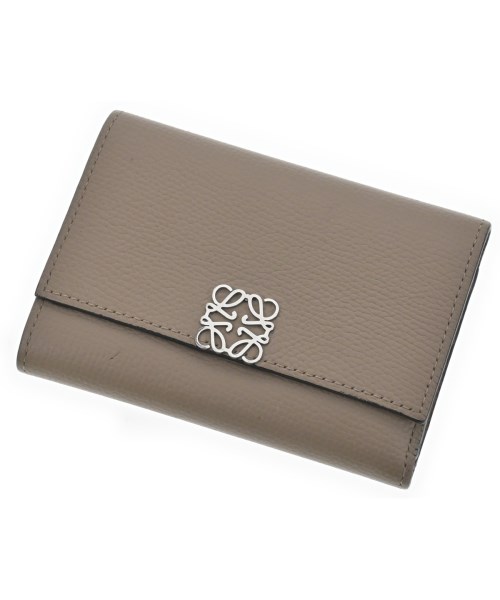 LOEWE ロエベ 財布・コインケース レディース - ベージュ 【中古】【古着】