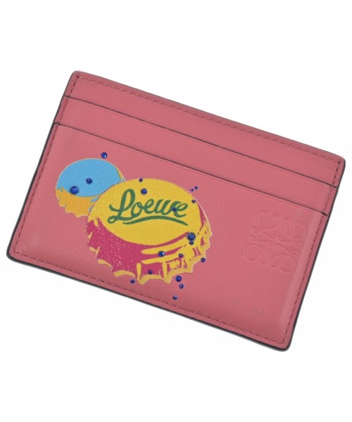 LOEWE ロエベ カードケース レディース - ピンク 【中古】【古着】