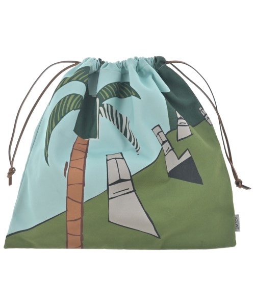LOEWE ロエベポーチ レディース - 水色x緑【中古】【古着】