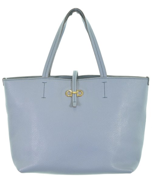 Salvatore Ferragamo サルバトーレフェラガモ トートバッグ レディース - 水色 【中古】【古着】