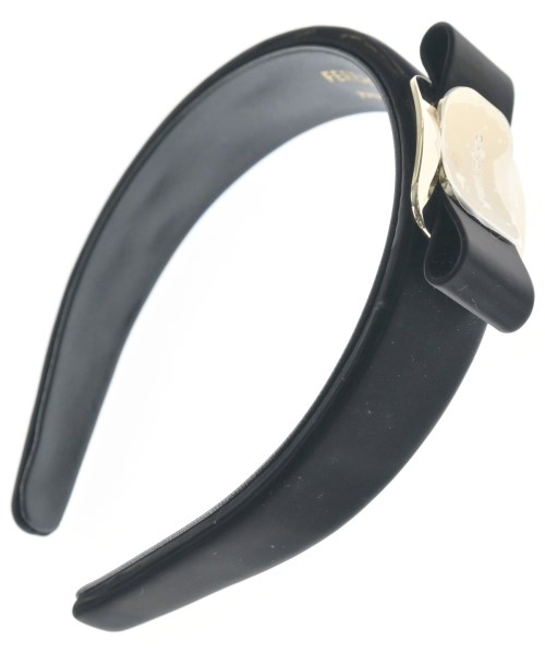 Salvatore Ferragamo サルバトーレフェラガモ ヘアアクセサリー レディース - 黒 【中古】【古着】