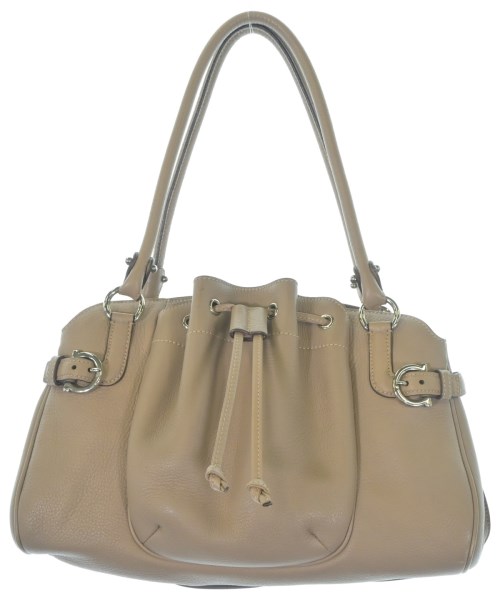 Salvatore Ferragamo サルバトーレフェラガモ ハンドバッグ レディース - ベージュ 【中古】【古着】