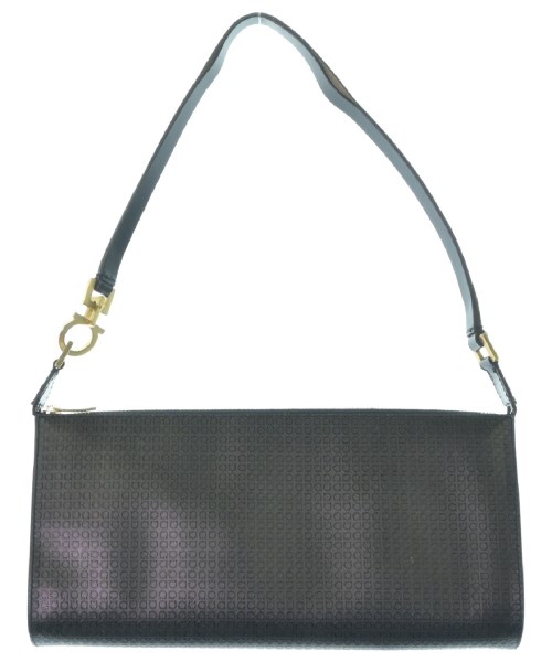 Salvatore Ferragamo サルバトーレフェラガモ ショルダーバッグ レディース - 黒(総柄) 【中古】【古着】