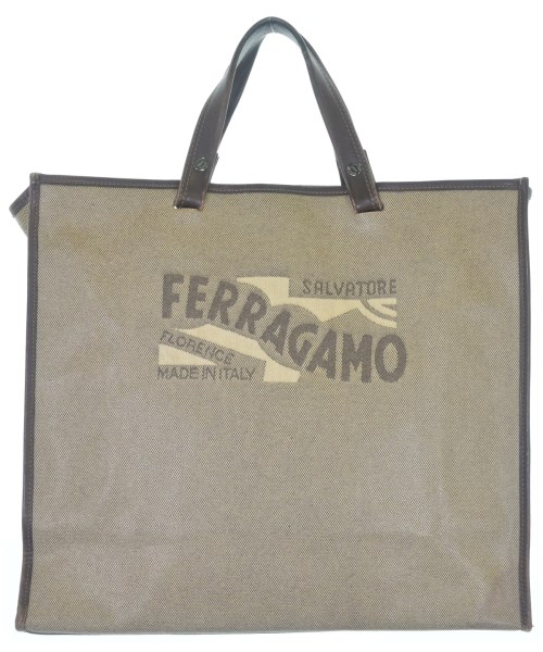 Salvatore Ferragamo サルバトーレフェラガモ トートバッグ レディース - 茶 【中古】【古着】
