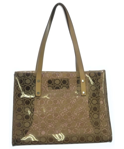 Salvatore Ferragamo サルバトーレフェラガモトートバッグ レディース - 茶xベージュ(総柄)【中古】【古着】|RAGTAG(ブランド古着のラグタグ)