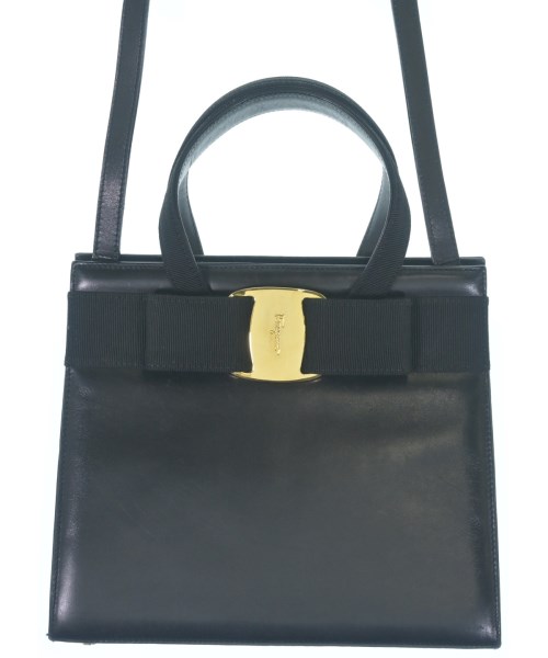 Salvatore Ferragamo サルバトーレフェラガモ ハンドバッグ レディース - 黒 【中古】【古着】