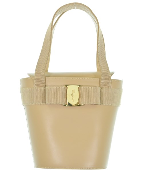 Salvatore Ferragamo サルバトーレフェラガモ ハンドバッグ レディース - ベージュ 【中古】【古着】