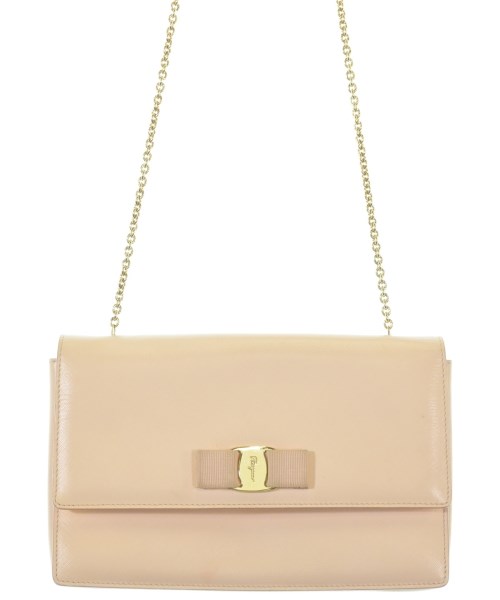 Salvatore Ferragamo サルバトーレフェラガモ ショルダーバッグ レディース - ベージュ 【中古】【古着】