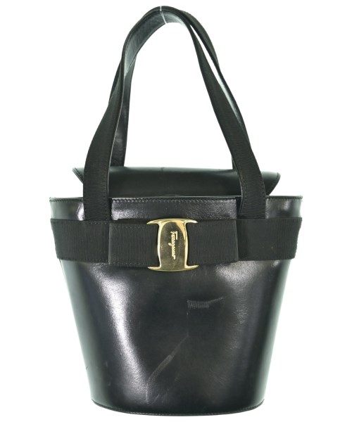 Salvatore Ferragamo サルバトーレフェラガモハンドバッグ レディース - 黒【中古】【古着】