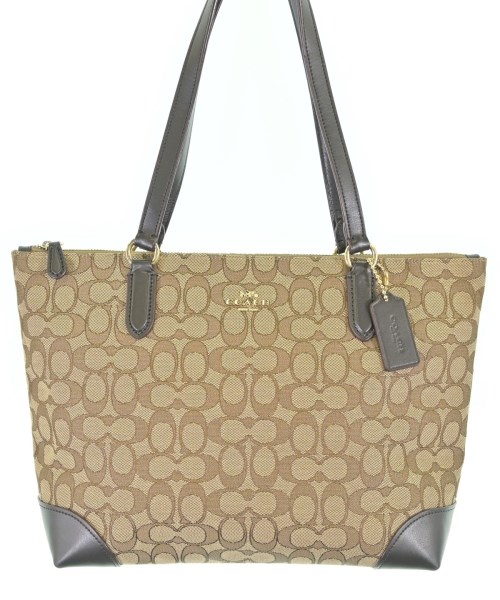 COACH コーチトートバッグ レディース - ベージュ系(総柄)【中古】【古着】｜RAGTAG（ブランド古着のラグタグ）