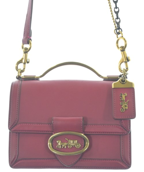 COACH コーチ ショルダーバッグ レディース - 赤系 【中古】【古着】