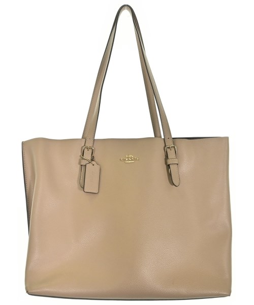 COACH コーチ トートバッグ レディース - ベージュ 【中古】【古着】