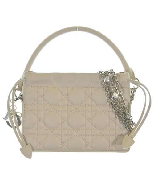 Christian Dior クリスチャンディオールショルダーバッグ レディース - ベージュ【中古】【古着】