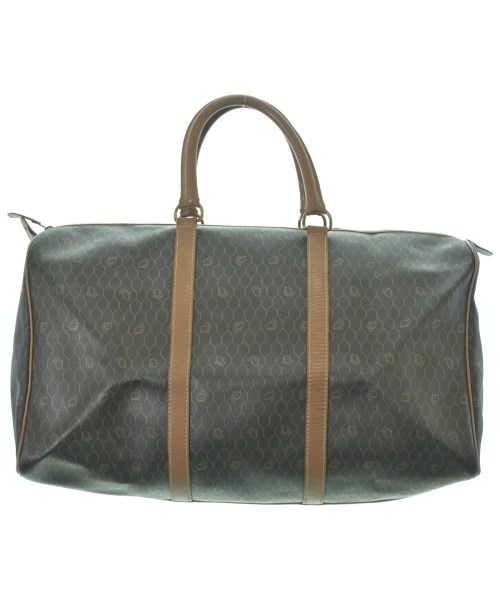 Christian Dior クリスチャンディオールボストンバッグ レディース - 黒系x茶(総柄)【中古】【古着】