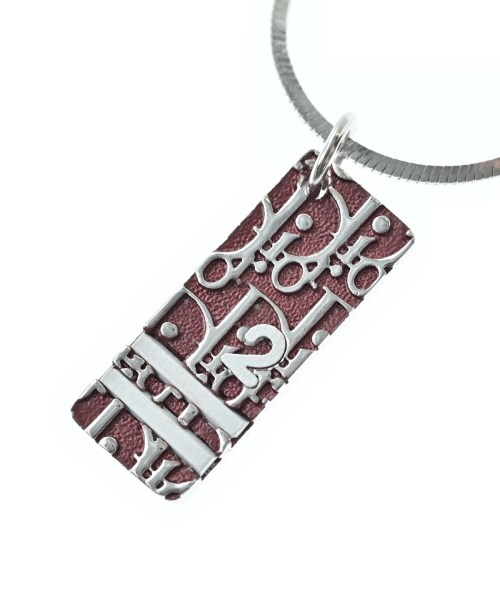 Christian Dior クリスチャンディオール ネックレス レディース - エンジxシルバー 【中古】【古着】