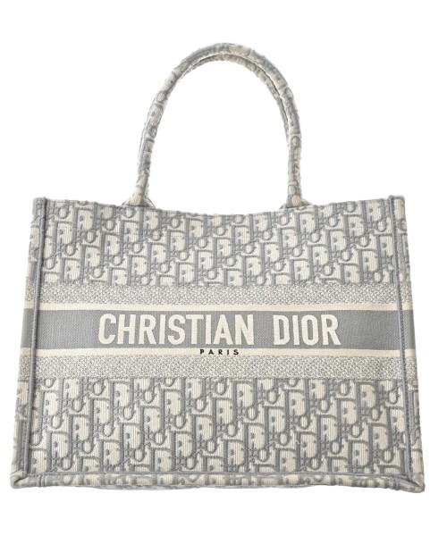 Christian Dior クリスチャンディオールトートバッグ レディース - 薄墨色x白(総柄)【中古】【古着】