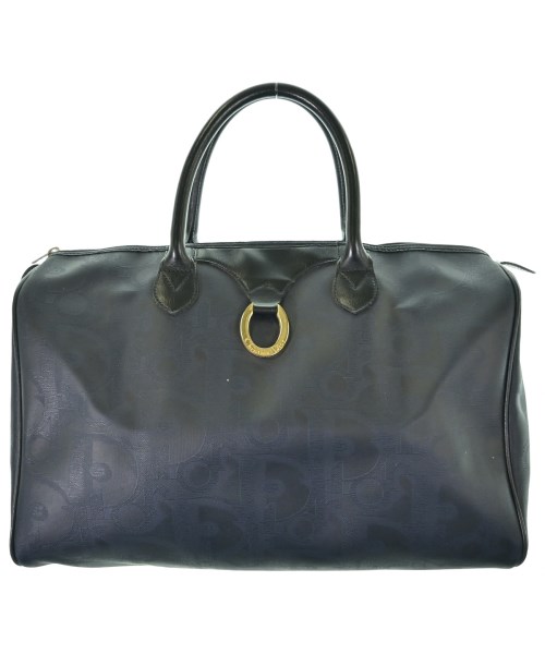 Christian Dior クリスチャンディオールボストンバッグ レディース - 紺(総柄)【中古】【古着】
