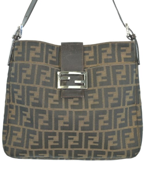 FENDI フェンディ ショルダーバッグ レディース - 茶(総柄) 【中古】【古着】