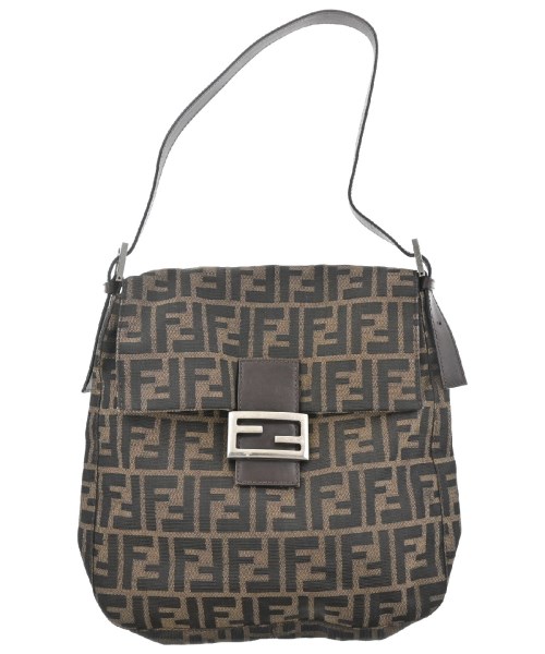 FENDI フェンディ ショルダーバッグ レディース - ベージュx茶(総柄) 【中古】【古着】