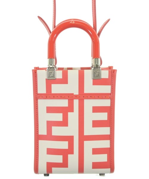 FENDI フェンディ ショルダーバッグ レディース - 赤x白(総柄) 【中古】【古着】