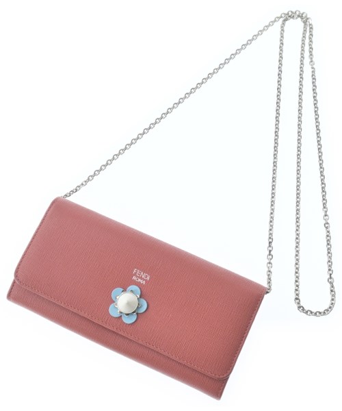 FENDI フェンディ紙入れ・コインケース レディース - 赤【中古】【古着】