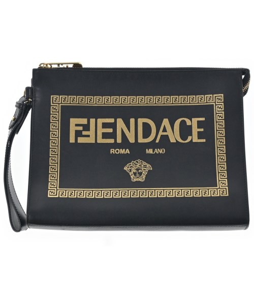 FENDI フェンディクラッチバッグ レディース - 黒【中古】【古着】
