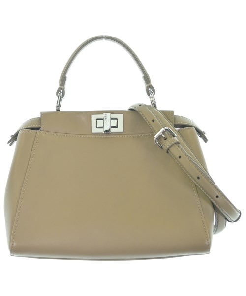 FENDI フェンディハンドバッグ レディース - ベージュ【中古】【古着】