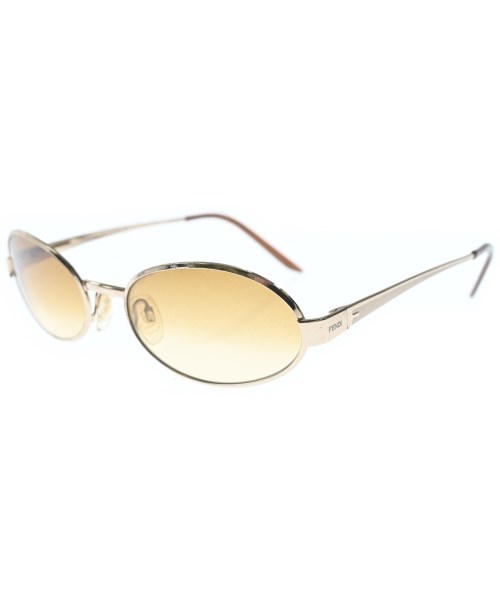 FENDI フェンディ サングラス レディース - ゴールド 【中古】【古着】