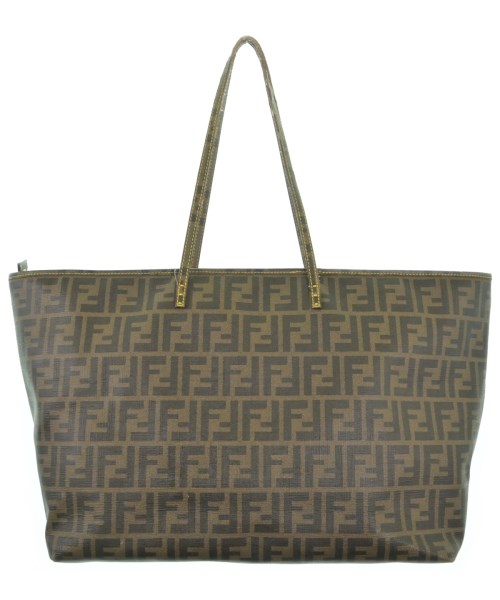 FENDI フェンディトートバッグ レディース - 茶系(総柄)【中古】【古着】
