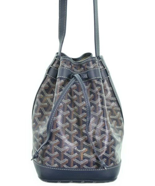 GOYARD ゴヤールショルダーバッグ レディース - 紺x茶x白【中古】【古着】