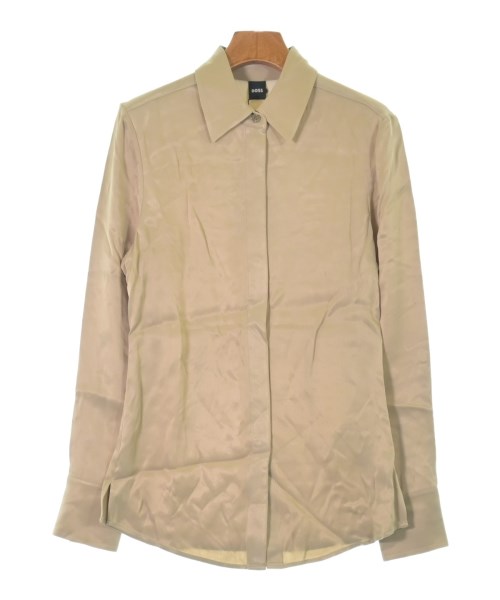 HUGO BOSS ヒューゴボス カジュアルシャツ レディース 36(XS位) ベージュ 【中古】【古着】