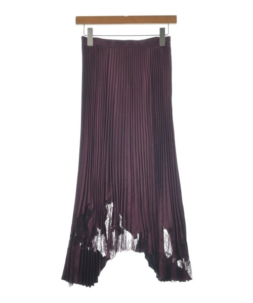 HUGO BOSS ヒューゴボスひざ丈スコート レディース 34(XS位) 紫【中古】【古着】 ボトムス-レディースファッション-スカート
