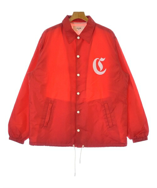CELINE セリーヌブルゾン（余分の物） メンズ 48(L位) 赤【中古】【古着】