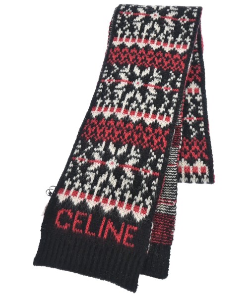 CELINE セリーヌ マフラー ストール フリンジ ウール マカダム柄 楽天市場】CELINE セリーヌ マフラー マフラー Long Scarf