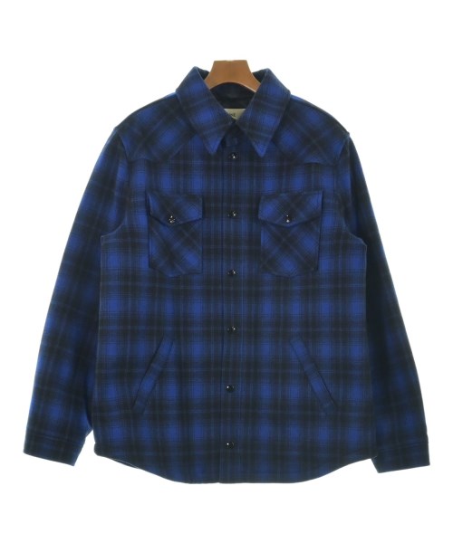CELINE セリーヌブルゾン(その他) メンズ 48(L位) 青x黒(チェック)【中古】【古着】|RAGTAG(ブランド古着のラグタグ)