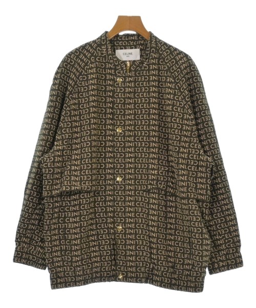 CELINE セリーヌブルゾン レディース 38(S位) カーキxベージュ(総柄)【中古】【古着】