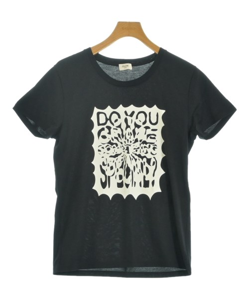 CELINE セリーヌ Tシャツ・カットソー メンズ S 黒 【中古】【古着】