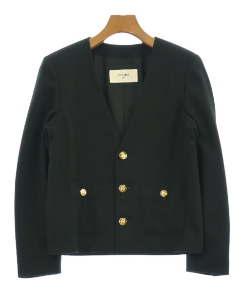 楽天市場】セリーヌ ジャケット ノーカラー レディース 34サイズ
