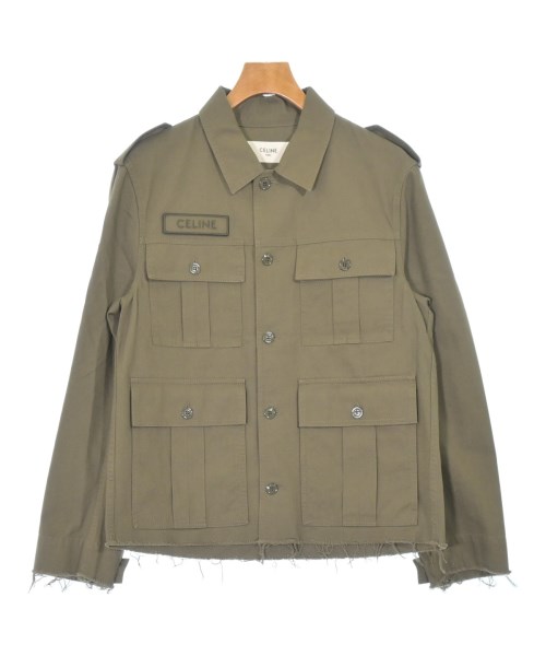 CELINE セリーヌブルゾン（その他） メンズ 44(S位) カーキ【中古】【古着】