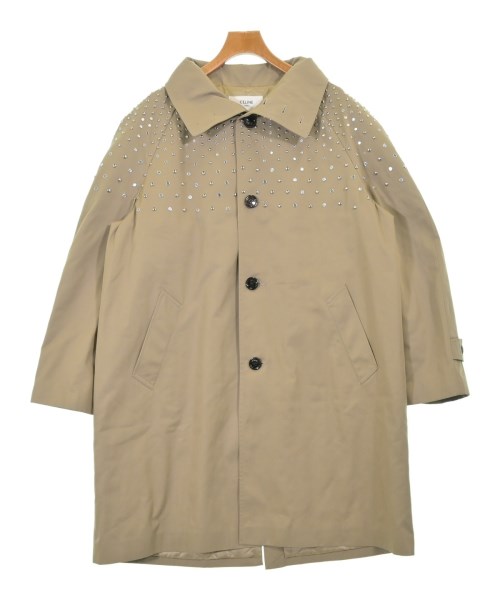 CELINE セリーヌ ステンカラーコート メンズ 46(M位) ベージュ 【中古】【古着】